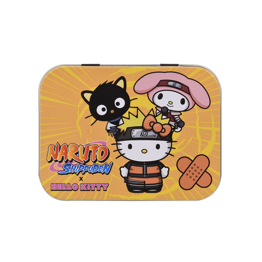 Hello Kitty Naruto Pflaster in Metallbox